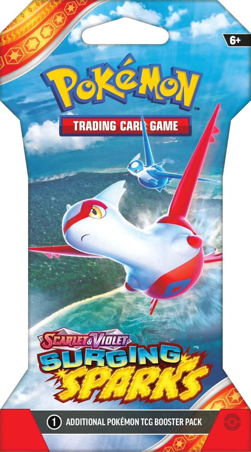 Pokemon TCG Surging Spark – Single Booster Pack – Pack Art May Vary - 10 Cards