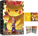 Fichário de cartões, suporte de cartão compatível com cartões Pokémon, porta-cartão, álbum de pasta de cartão, livro de melhor proteção, cartões colecionáveis de até 432 cartões – W07-12