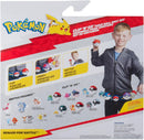 Pokémon Clip 'N' Go Belt Set - Includes Themed Belt and 2-Inch Bulbasaur Battle Figure with Level Ball and Nest Ball Accessories