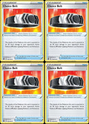 Pokemon Choice Belt 135/172 - Estrelas brilhantes - Conjunto de cartas de treinamento com lote x4