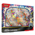 Pokémon TCG, Box Mega Lucario EX, Carta Promocional Laminada Colecionável com Pacotes de Booster
