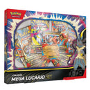 Pokémon TCG, Box Mega Lucario EX, Carta Promocional Laminada Colecionável com Pacotes de Booster