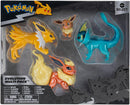 Figura Eevee - Jolteon - Vaporeon - Flareon,Pokemon - Sunny Brinquedos, Modelo: 3290, Cor: Multicor