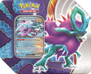 POKEMON TCG:  Lata Fendas Paradoxais: Folhas Férreas EX OU Onda Ando EX Importado EUA