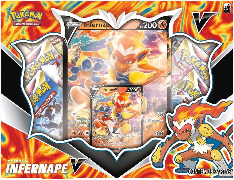 Pokemon Infernape V Box, Color: Printed - Copag 