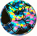 Pokemon Coin - Alolan Vulpix - Holiday Calendar Exclusive - 2 inch Diameter