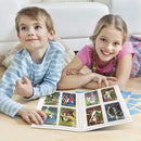 Fichário de cartões, suporte de cartão compatível com cartões Pokémon, porta-cartões álbum, pasta de cartão, livro de melhor proteção, cartões colecionáveis de até 240 cartões – W07-10