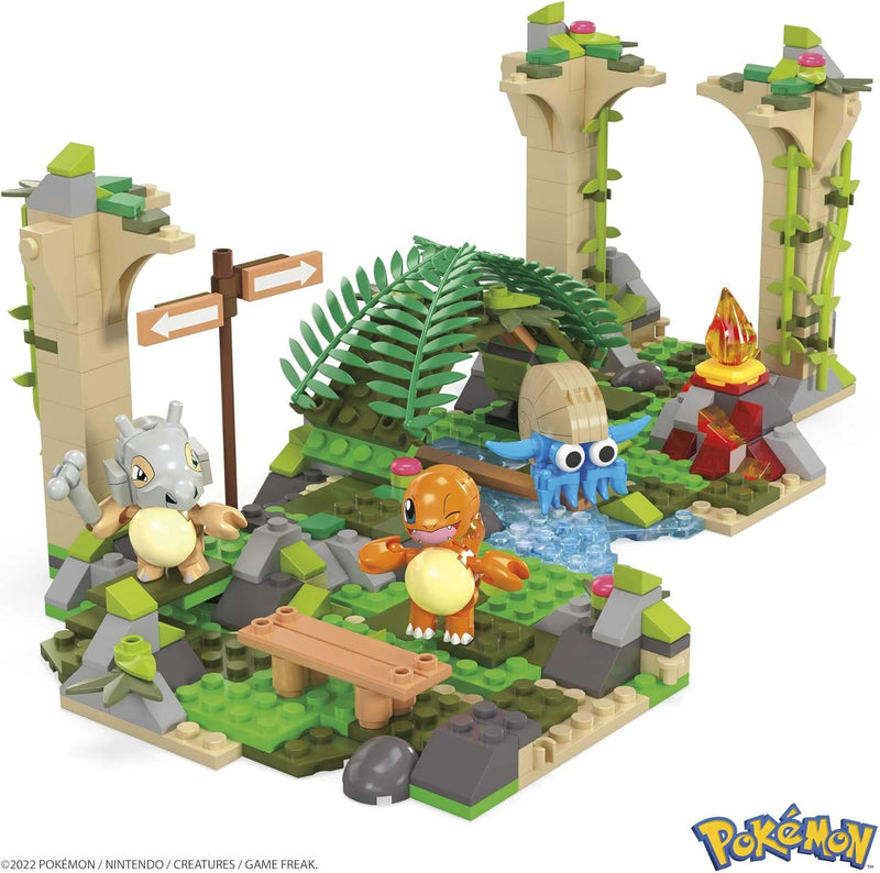 Mega Construx Pokémon Jogo de construção Ruínas Esquecidas, Modelo: HDL86, Cor: Multicolorido