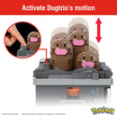 MEGA Pokémon, Blocos de Montar, Miniatura do Dugtrio com 350 peças, Movimento e 12 cm de Altura, A partir de 13 anos
