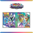 Álbum Pasta Fichário Pokemon Evoluções Prismáticas Capa Dura Reforçado Coleção Escarlate e Violeta