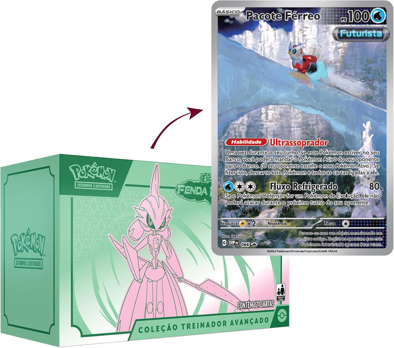Treinador Avançado Pokémon Fenda Paradoxal Lua Estrondo,Cor:Estampado - Copag