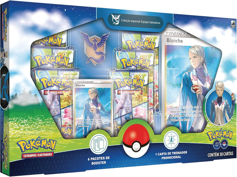 Box Pokémon GO Equipe Sabedoria, Cor: Estampado - Copag
