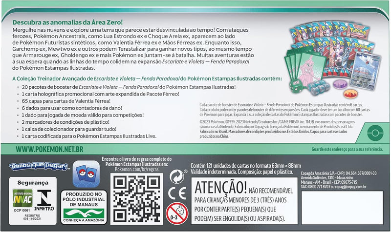 Treinador Avançado Pokémon Fenda Paradoxal Lua Estrondo,Cor:Estampado - Copag