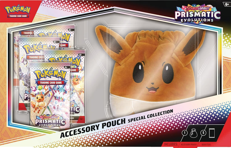 Galápagos,Pokémon TCG: Scarlet & Violet - Prismatic Evolutions - Accessory Pouch - Inglês