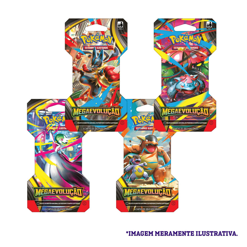 Pokémon TCG, Blister Unitário com 6 Cartas, MegaExpansão ME01