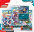 Pokémon TCG, Blister Triplo Scraggy EV9 Amigos de Jornada