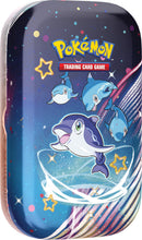 Pokémon TCG: Escarlate e Violeta — Mini Lata Paldean Fates – Finizen (2 Pacotes Booster, 1 Adesivo e 1 Cartão de Arte)