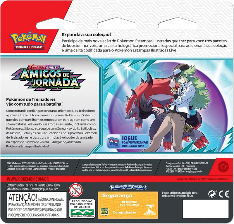 Pokémon TCG, Blister Triplo Yanma EV9 Amigos de Jornada