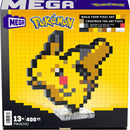 MEGA Pokémon, Blocos de Montar Pikachú Estilo Retrô Pixelado com 400 peças, 16 cm de Altura, A Partir de 13 Anos