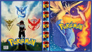 Álbum Pokémon Pasta tipo Fichário para Cards - Pássaros Lendários
