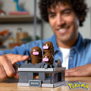 MEGA Pokémon, Blocos de Montar, Miniatura do Dugtrio com 350 peças, Movimento e 12 cm de Altura, A partir de 13 anos