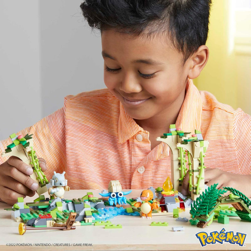 Mega Construx Pokémon Jogo de construção Ruínas Esquecidas, Modelo: HDL86, Cor: Multicolorido