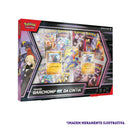 Pokémon TCG, Box Mega Lucario EX, Carta Promocional Laminada Colecionável com Pacotes de Booster