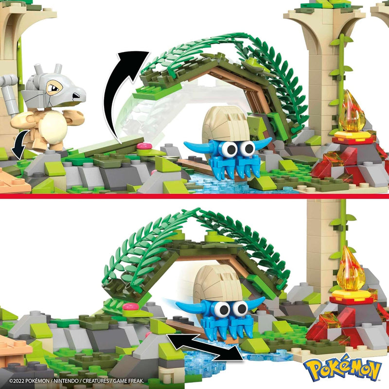 Mega Construx Pokémon Jogo de construção Ruínas Esquecidas, Modelo: HDL86, Cor: Multicolorido