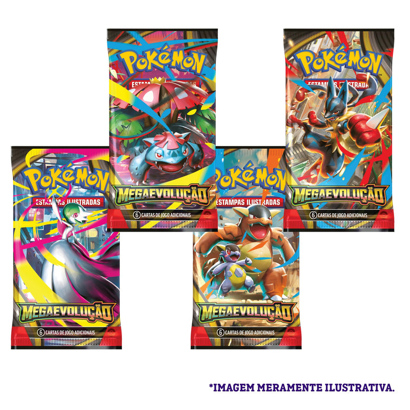 Pokémon TCG, Blister Unitário com 6 Cartas, MegaExpansão ME01