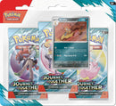 Pokémon TCG: Scarlet & Violet—Journey Together 3-Pack Blister – Scrafty (3 Booster Packs & 1 Cartão Promocional)