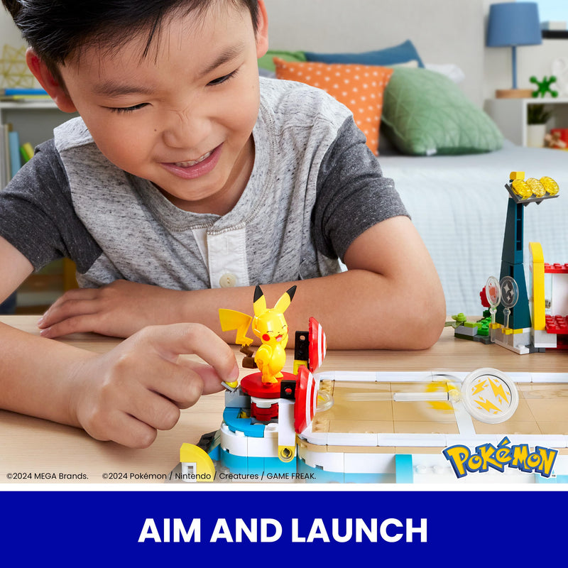 MEGA Pokémon, Blocos de Montar, Miniatura do Geodude com 354 peças, Movimento e 12 cm de Altura, A partir de 13 anos