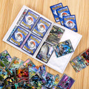 Fichário de cartões, suporte de cartão compatível com cartões Pokémon, porta-cartões álbum, pasta de cartão, livro de melhor proteção, cartões colecionáveis de até 240 cartões – W07-10