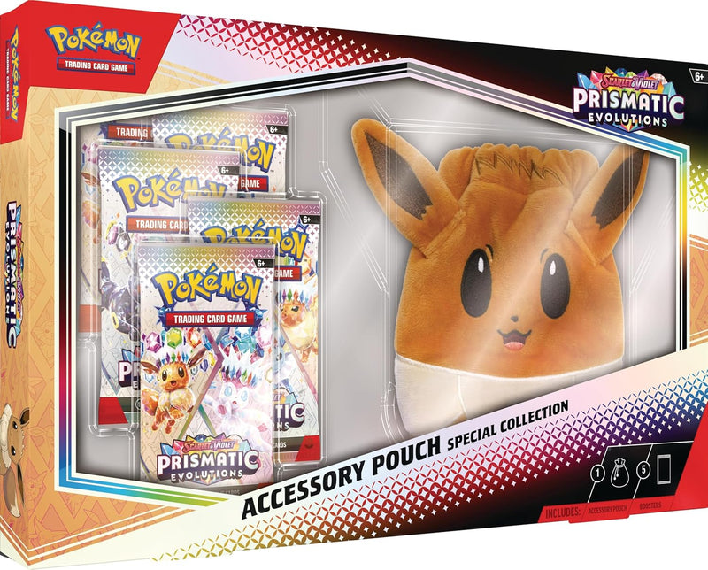 Galápagos,Pokémon TCG: Scarlet & Violet - Prismatic Evolutions - Accessory Pouch - Inglês