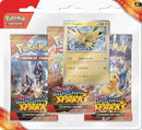 Pokémon TCG: Scarlet & Violet — Surging Sparks 3-Pack Blister – Zapdos (3 Booster Packs & Foil Promo Card)