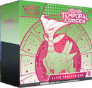 Pokémon TCG: Scarlet & Violet—Temporal Forces Elite Trainer Box – Iron Leaves (1 cartão promocional Iron Thorns Full-Art, 9 Boosters e acessórios premium)